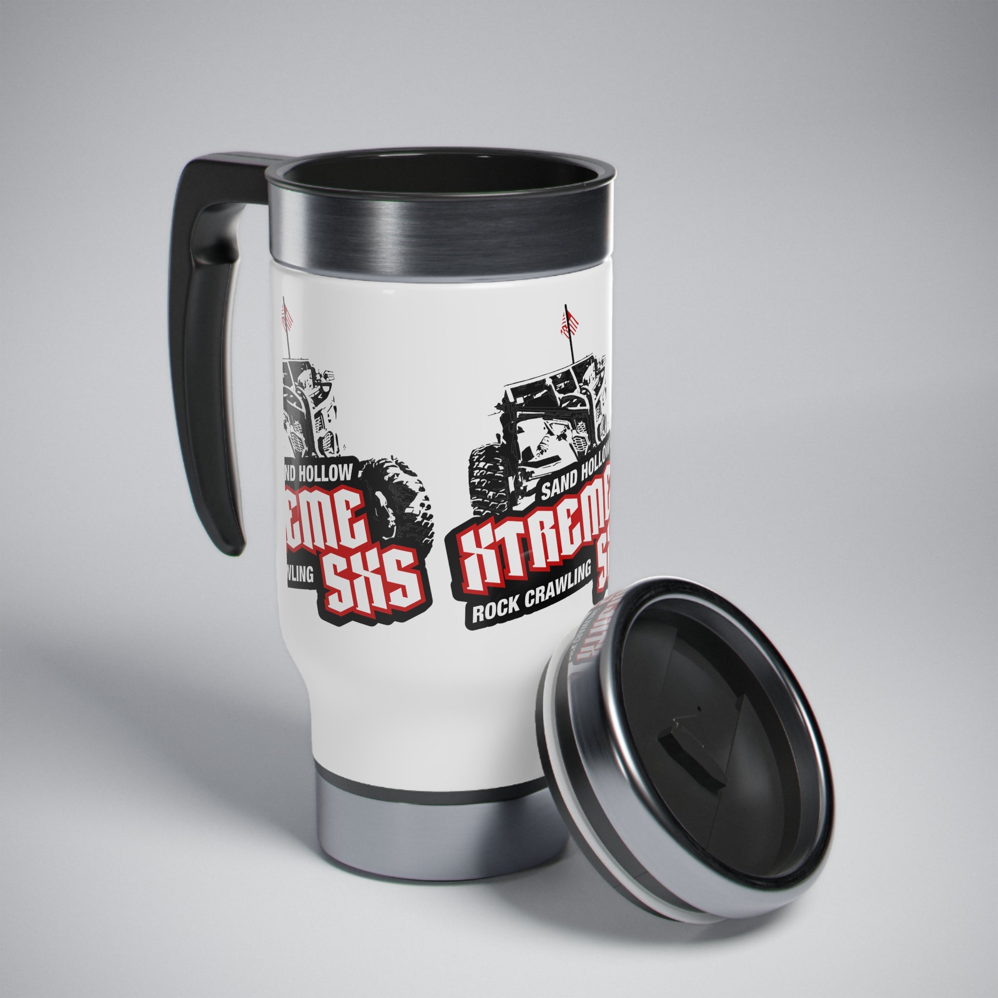 Sand Hollow Xtreme SXS 14oz Travel Mug with Handle