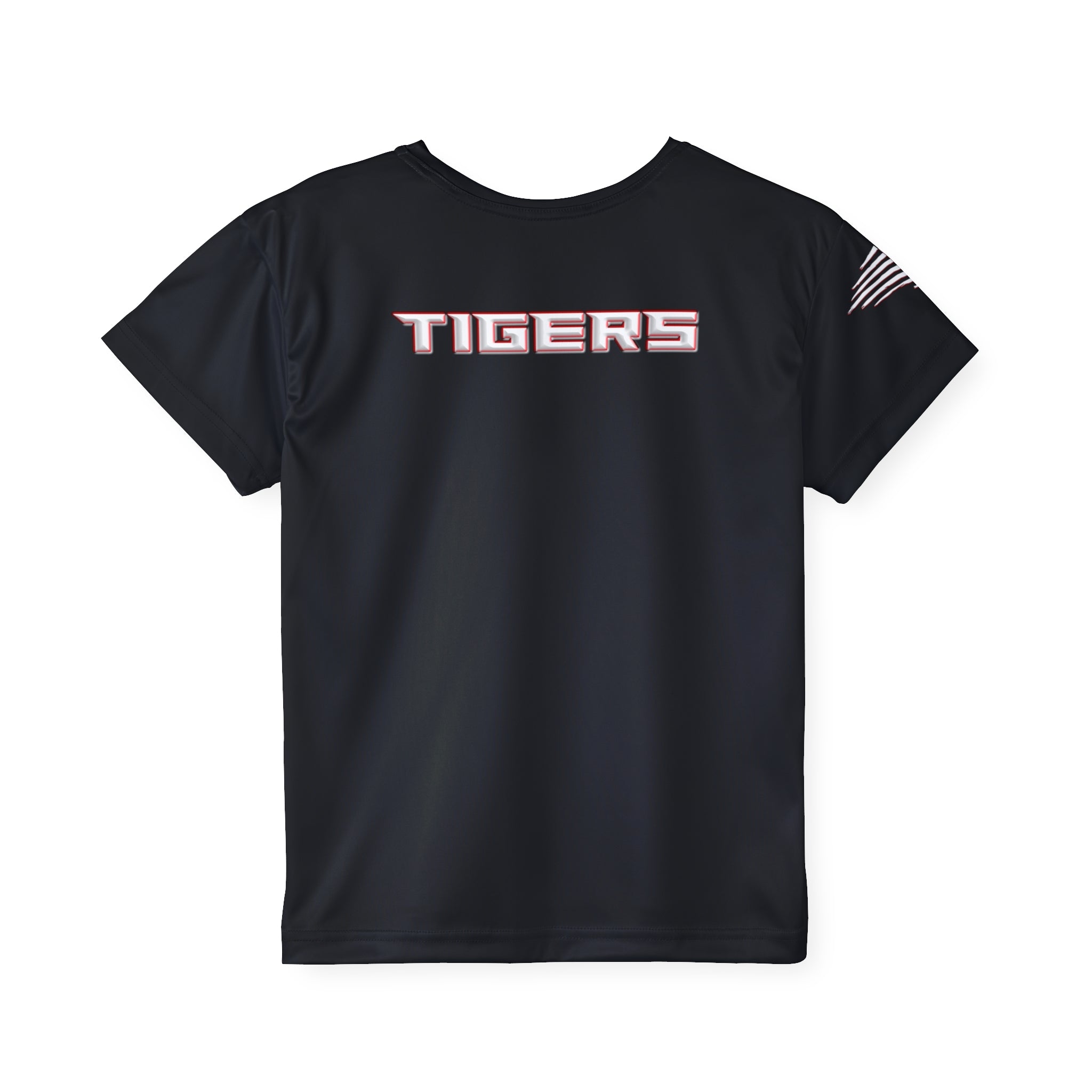 Hurricane Tigers Football Youth Wicking T-Shirt