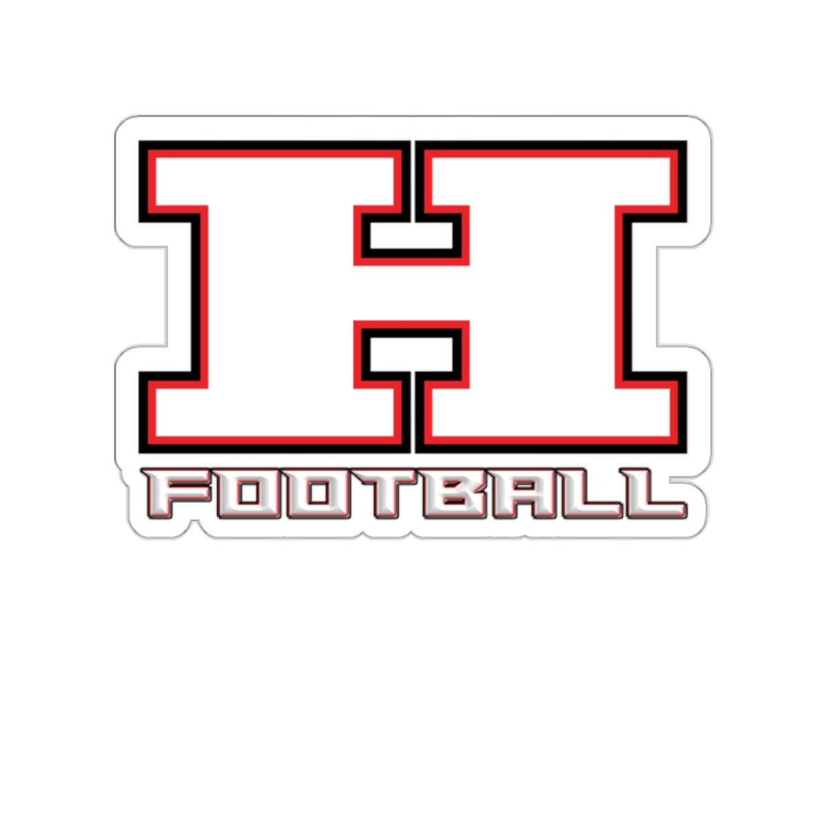 Hurricane Tigers Football Stickers