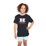 Hurricane Tigers Football Youth Wicking T-Shirt