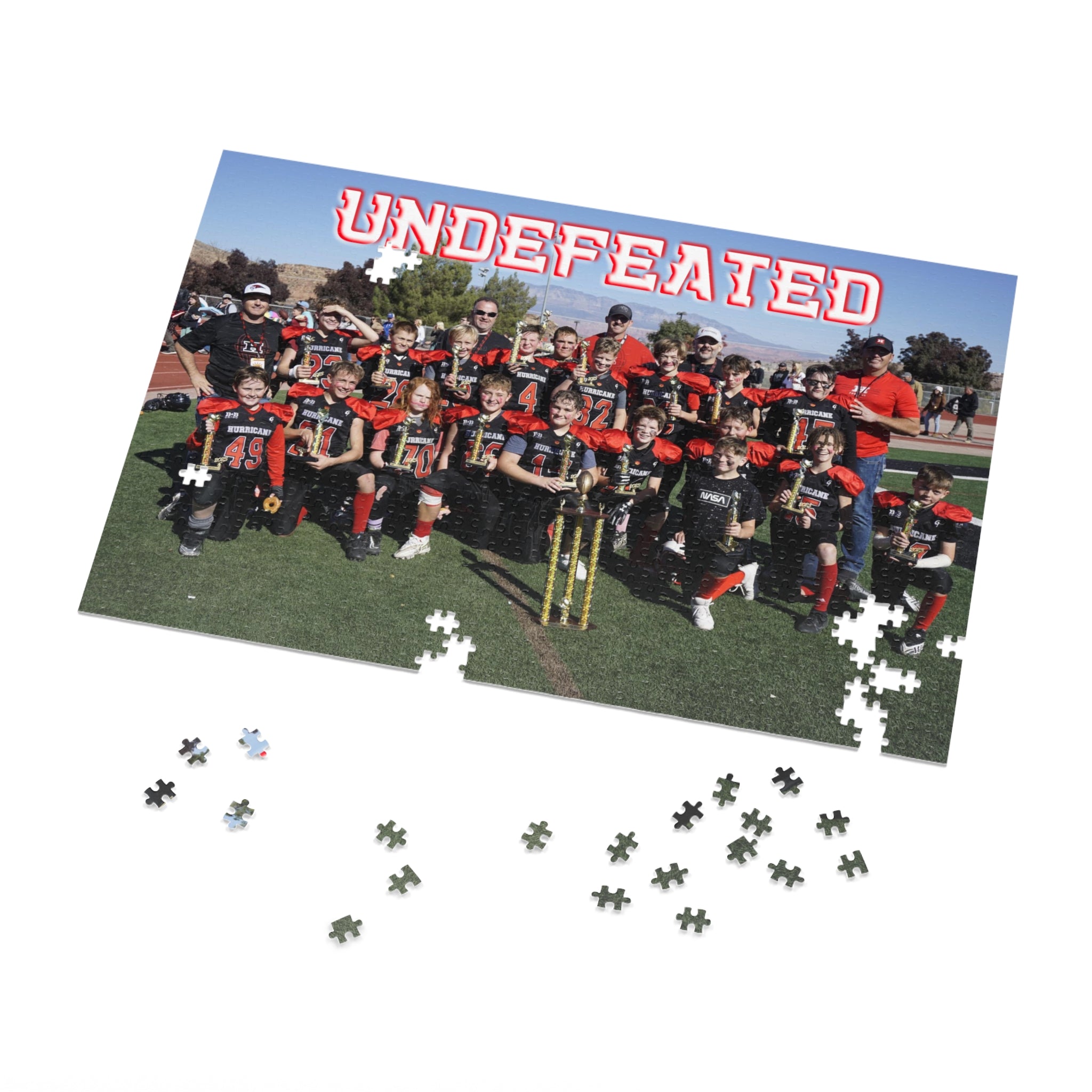 Hurricane Tiger Football UNDEFEATED Jigsaw Puzzle