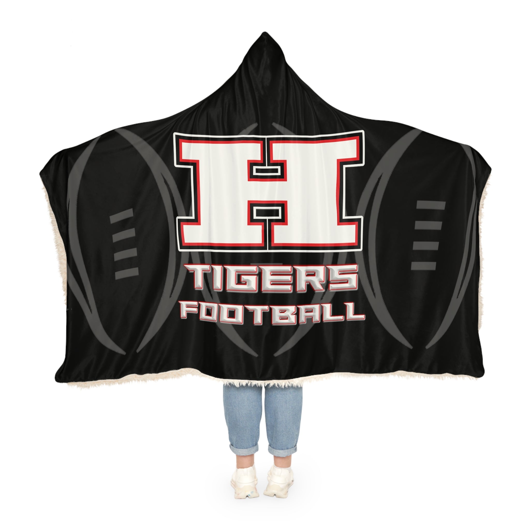 Hurricane Tigers Football Snuggle Blanket