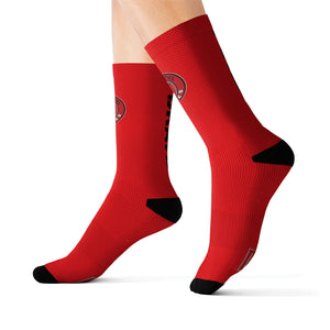 Braves Red Logo Socks