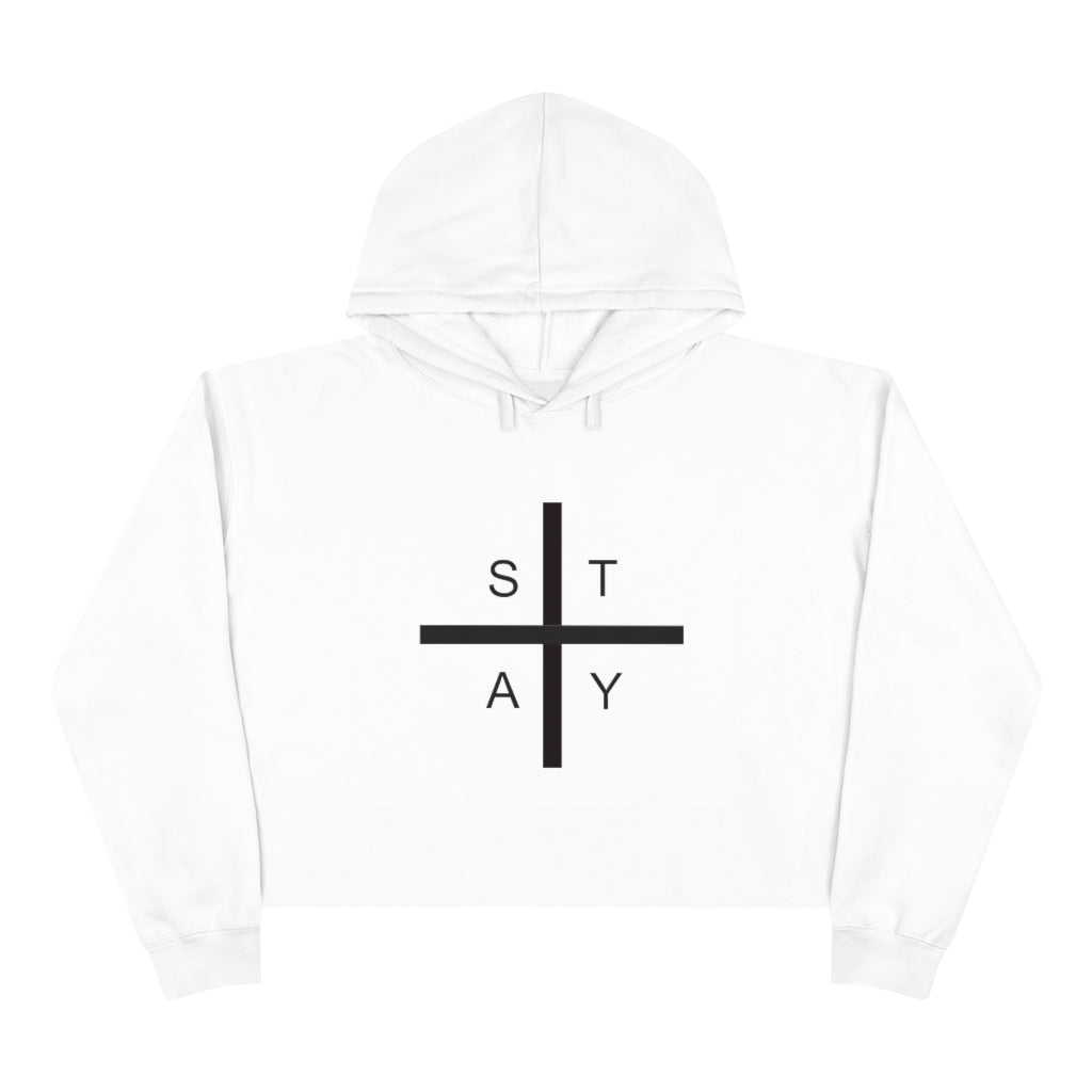 Stay Positive Women's Crop Hoodie