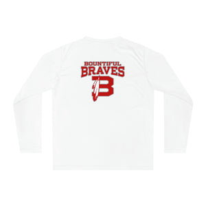 Braves Feather Long Sleeve Performance Shirt - Two Sides