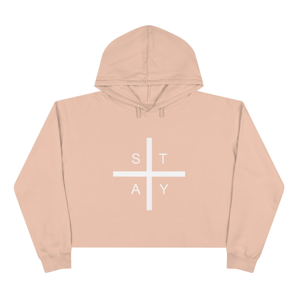 Stay Positive Women's Crop Hoodie