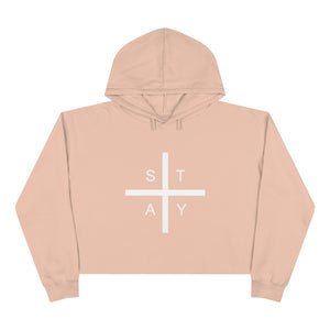 Stay Positive Women's Crop Hoodie