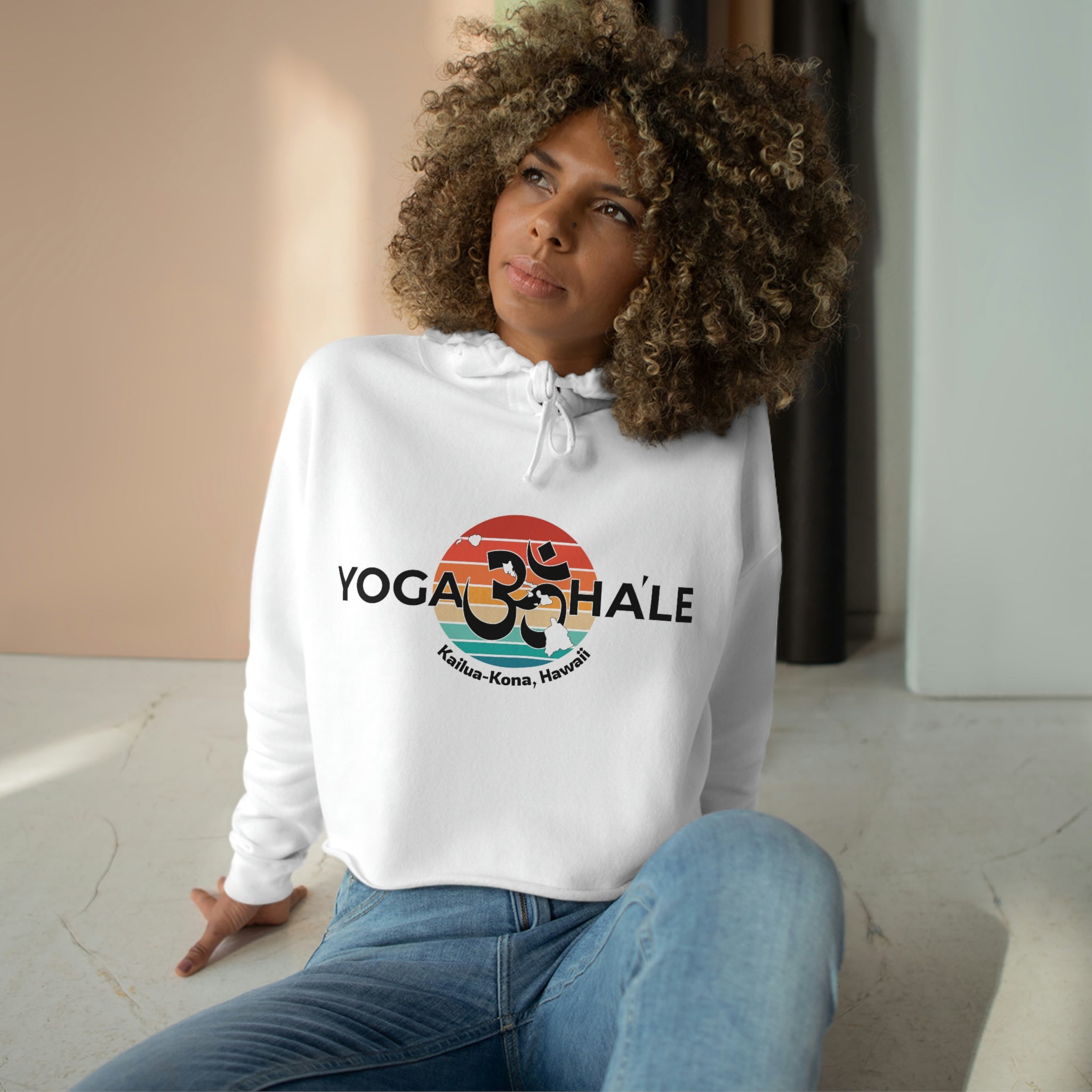 Yoga Hale Retro Crop Hoodie