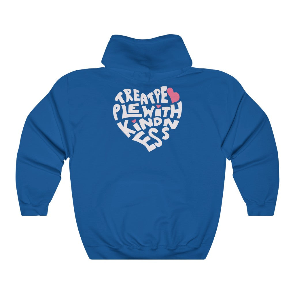 Treat people with kindness hoodie blue sale