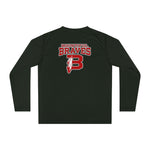 Braves Feather Long Sleeve Performance Shirt - Two Sides