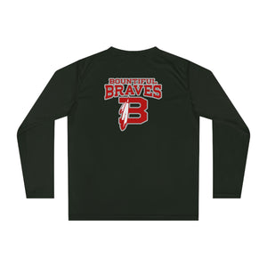 Braves Feather Long Sleeve Performance Shirt - Two Sides