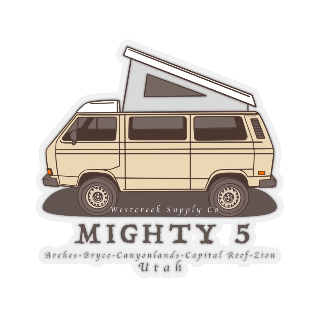 Mighty 5 Magic Van Sticker