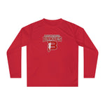 Braves Feather Long Sleeve Performance Shirt - Single Side