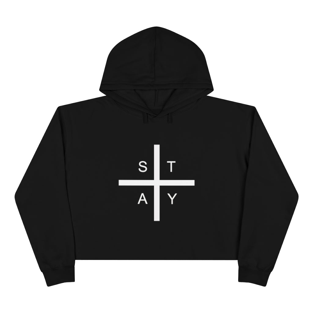 Stay Positive Women's Crop Hoodie