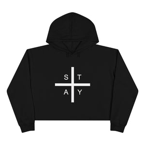 Stay Positive Women's Crop Hoodie