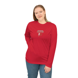 Braves Feather Long Sleeve Performance Shirt - Two Sides