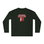 Braves Feather Long Sleeve Performance Shirt - Single Side