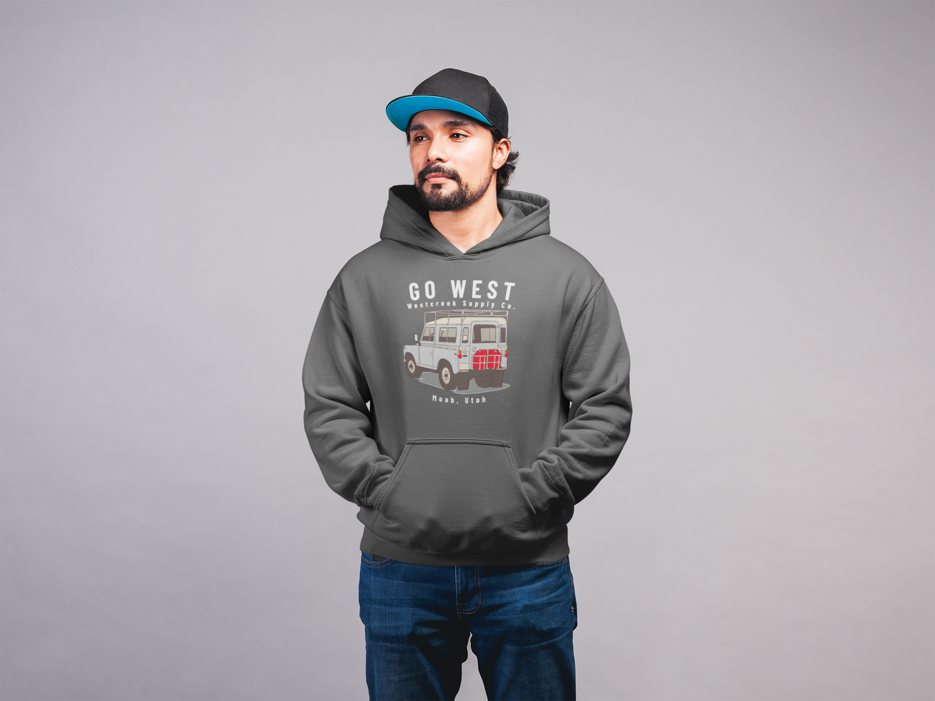 Go West - Vintage Rover Moab Hoodie