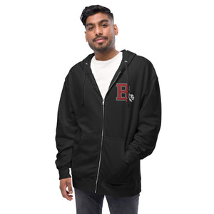 Braves Zip Up Hoodie - Embroidered