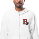 Braves Zip Up Hoodie - Embroidered